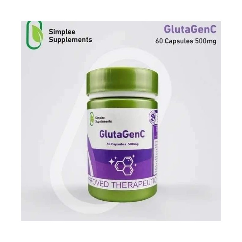 Generic Gluta GenC Glutathione Capsules - 60 Count