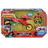 Power Players, Deluxe Vehicle with Figure, Functional Vehicle, Articulated Figure,