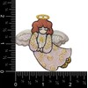 Holiday Angel Embroidered Iron on Patch