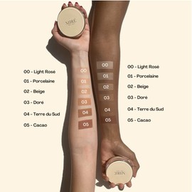 BiBi NOVA Velvet Finish All in 1 Cushion Foundation Refill │Long Lasting, Full Coverage for All Skin Types (0.67oz) (02 Beige)