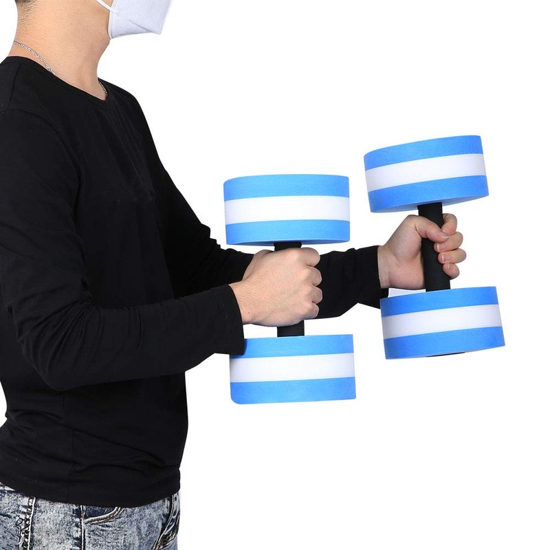 Alomejor Floating Dumbbell, Water Weights, Pool Exercise, Water Dumbbells, Water