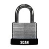 SCAN SCAPLLAM30 Steel Padlock, Silver