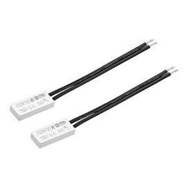 uxcell KSD9700 Thermostat, 55℃ Normally Open Temperature Switch, N.O 5A Thermal Switch Temperature Controller 2pcs