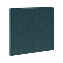 Kenro Inca Series Teal Textured Photo Album for 200 Photographs 6x4 Inch / 10x15cm with Slip-in Pages and Memo Space - KIN101GN