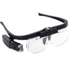 Head Magnifier Glasses USB Rechargeable Eyeglasses Magnifier with 2 LED