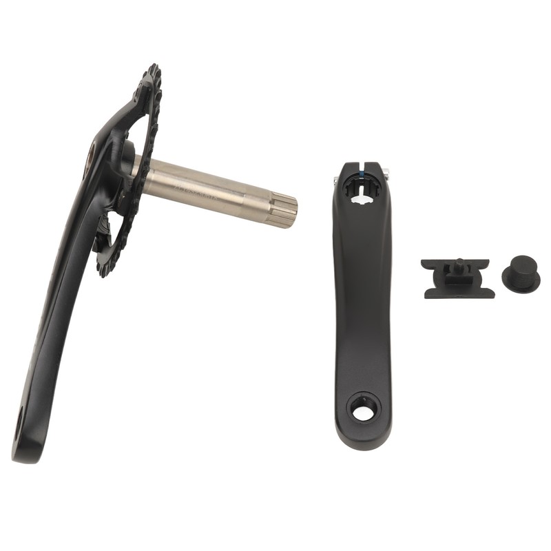 34T Bike Crankset Hollow Integrated Single Speed Round Chainring Aluminium