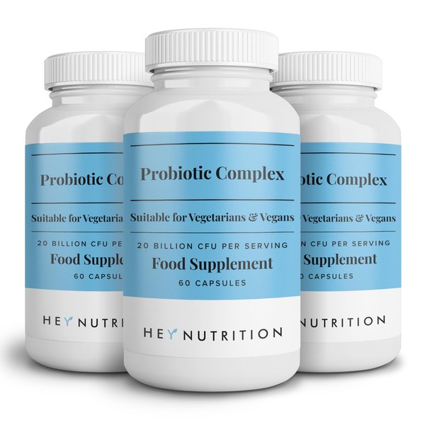 Hey Nutrition Probiotic Complex Supplement - 20 Billion CFU -