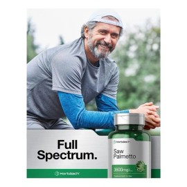 Saw Palmetto 3600mg 120 Caps Horbaach Ayuda Prostata Palma E Sabor Neutro