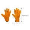 Operitacx 1 Pair Wear Resistant Welding Gloves Multipurpose Protective Gloves