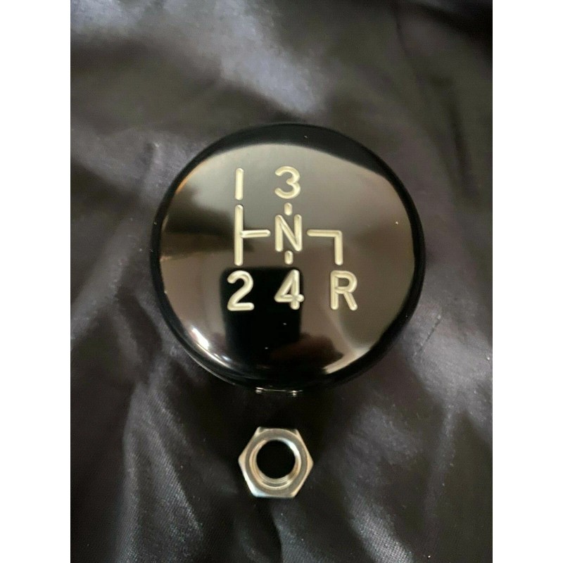 Vintage K5 SM465 Black Billet Aluminum Transmission Shift Knob 3/8-24