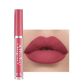 2PCS Maquillaje de Lápiz Labial Líquido Mate, Pintalabios Permanente Líquido Mate de Larga Duración y Resistente al Agua, Barras de labios líquidas-Brillo de Labios Antiadherente Kit de Maquillaje para Mujeres San Valentín Cumpleaños