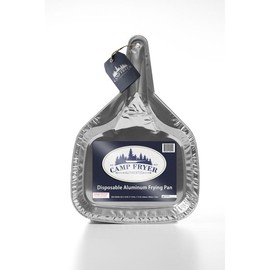 DISPOSABLE ALUMINUM FOIL FRYING PAN - Size: 5 PACK