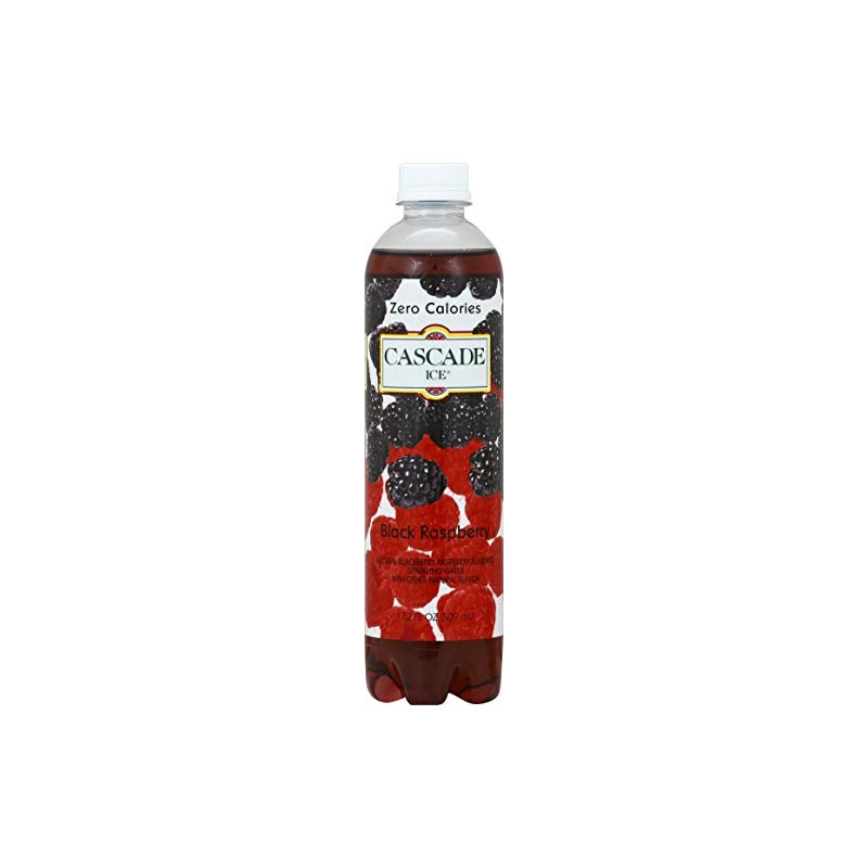 Cascade Ice Sparkling Water, Black Raspberry, 17.2 Ounce (Pack of