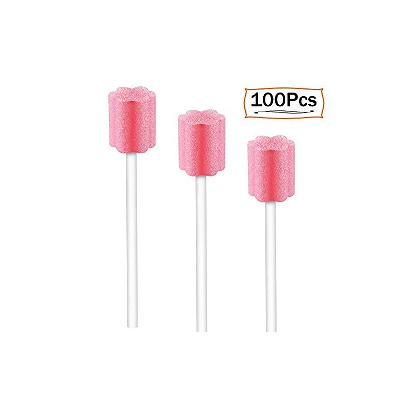 Disposable Oral Swabs-Untreated Mouth Sponge，Individually wrapped（100pack/box）