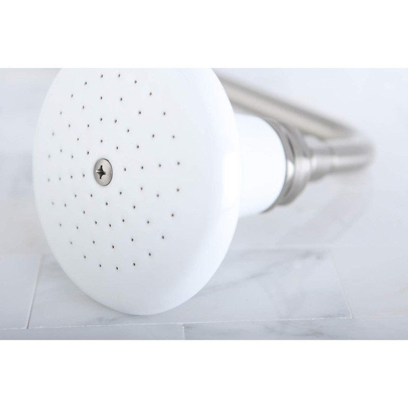 Kingston Brass P50SN Victorian 5-1/8-Inch Round Raindrop Ceramic Shower Head