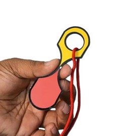 MilesMagic Magician’s Color Changing Hole Gimmick | Paddle Changing Colour with Lace Inside Visually | Colour Transformation Street or Stage Close Up Magic Trick