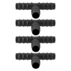 Briny River 4pcs Tee Hose Joiner Pipe Hose Pipe T-Shaped