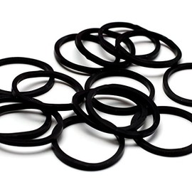 Cousin DIY Black Rubber Bands with S Clips - 624pc