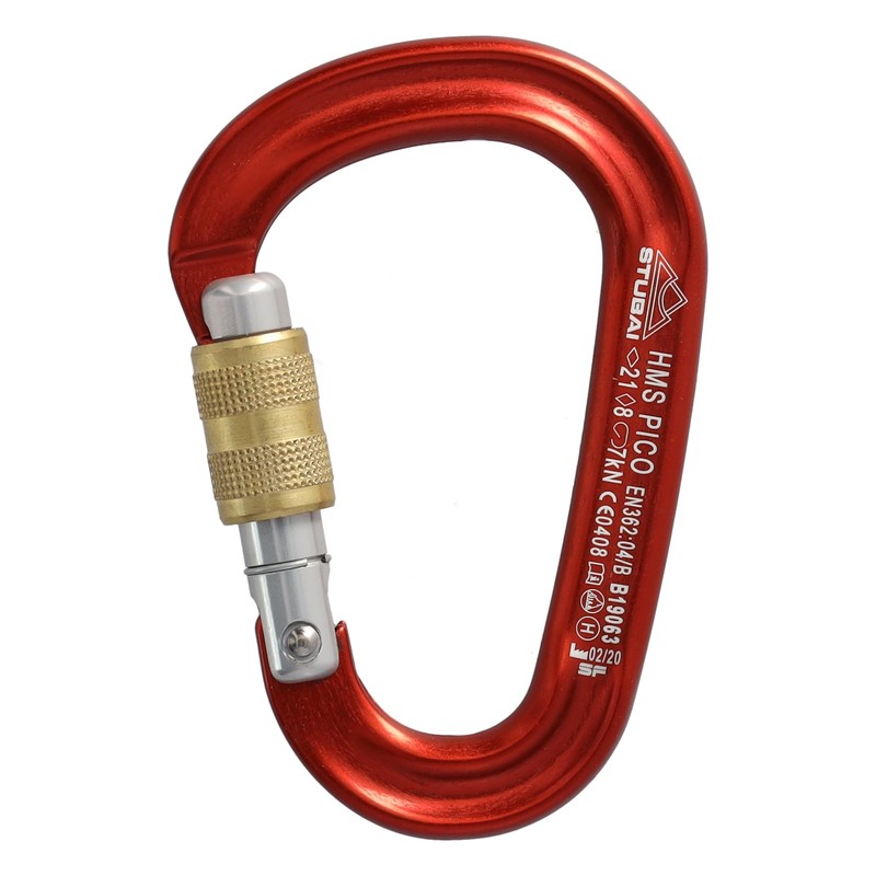 Hms Pico Stubai Sports Easylock with Screw Gate Anodized -