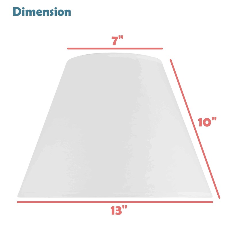 Aspen Creative 33053, Hardback Empire Transitional Spider Lamp Shade, Mushroom