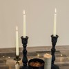 8 inch Organic Beeswax Taper Candles 4 Pack - Natural,