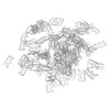 100pcs Paper Clip Cute Elephant Shaped Stainless Steel Paper Clip