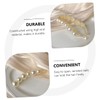 Beavorty Ponytail Banana Clip Pearl Design Durable Hair Jaw Claw