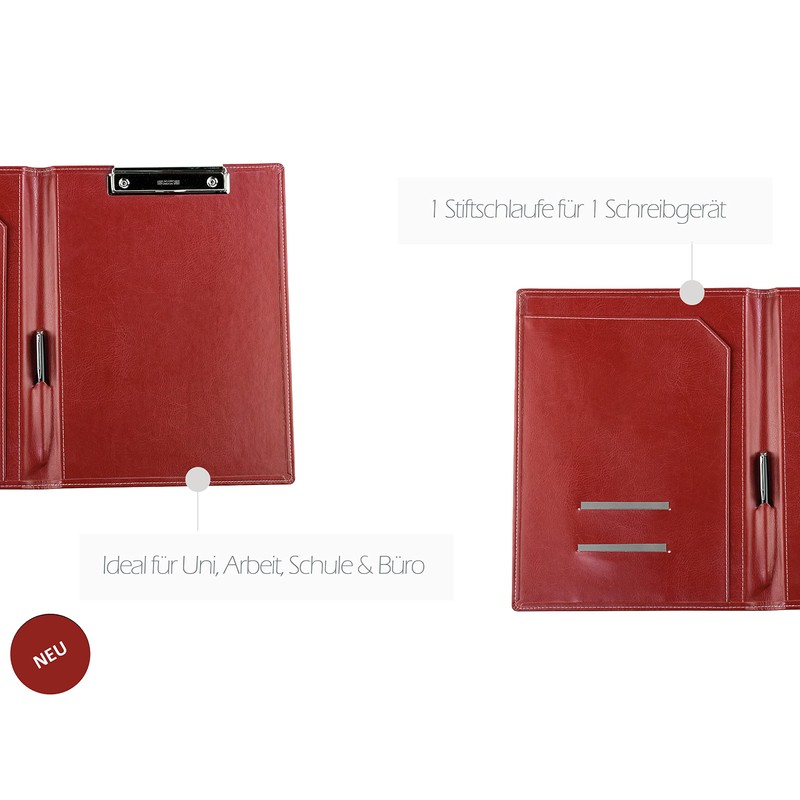 DELMON VARONE - Clipboard Folder DIN A4 Made of Vegan
