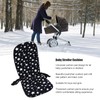Baby Stroller Cushion Soft Flannel Star Pattern Universal Infant Trolley
