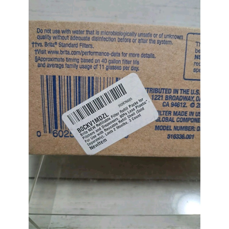 For Brita Brita Refillable Filter Packs for Pitchers and Dispensers