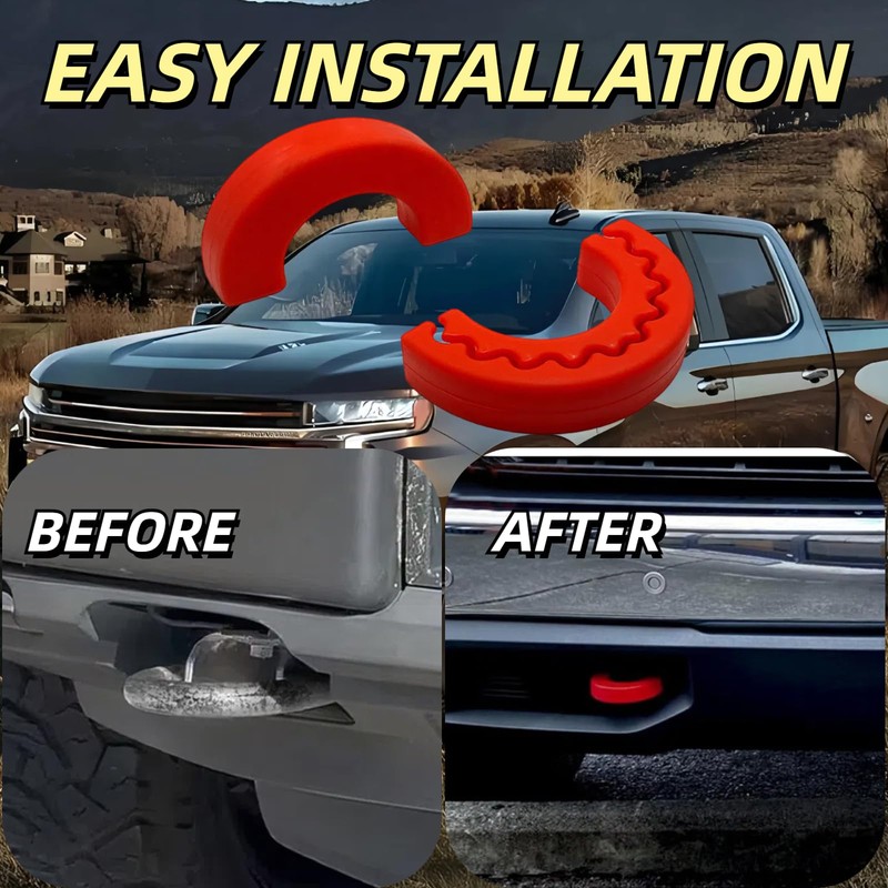 FORZEEY Tow Hook Covers fit for Chevy Silverado Accessories 1500