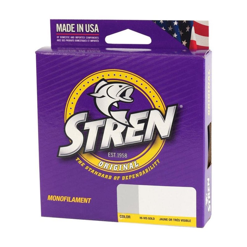 Stren Original®, Hi-Vis Gold, 6lb | 2.7kg Monofilament Fishing Line,