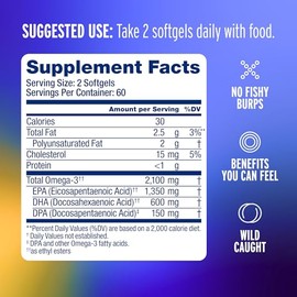 Ocean Blue Professional - Omega-3 2100 mg. - 60 Softgels by Ocean Blue Professional