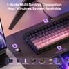 RedThunder K95 Wireless Mechanical Keyboard,TFT Screen & Knob, Trip-Modes Connection,