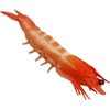 Tustao Red Fake Shrimp Model Artificial Shrimps Figures Realistic Seafoods