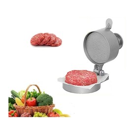 UNI-RHYTHM Professional Hamburger Press Patty Maker,Burger Press adjustable,from 1/4Lb to 3/4Lb, easy removal, single, Non-stick heavy-duty cast aluminum, for Grilling and Cooking