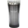 Third Wave Stainless Steel Tumbler with Transparent Lid, Black, 12.5