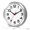 Roymnie Wall Clock Silent Non-Ticking Modern Clock Battery Operated 12