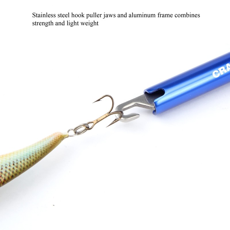 Crazy Shark Hook Remover Aluminum Fish Hook Remover Extractor 9.6in