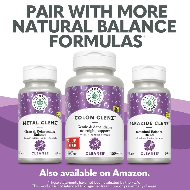 Natural Balance Colon Clenz | Herbal Colon Cleanse & Detox
