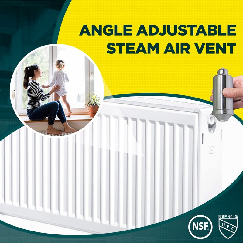 Midline Valve 6J3I5 Steam Radiator Air Vent; Heat Regulator Valve;