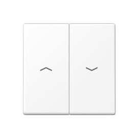 Jung A595PWWM Double Button Blind A Matte White