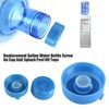 HEITIGN 5Pcs Water Bottle Snap On Cap Replacement 5.5cm 3-5