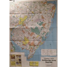 Southern New Jersey Road Map by Franklin Maps