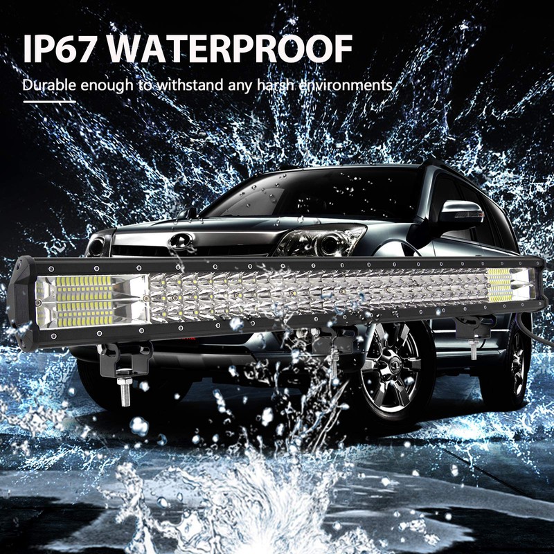 Willpower 28 inch 396W LED Light Bar Triple Row Spot