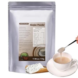 Konjac flour 17.63oz Meal substitute Rough grains for catering Instant food 魔芋粉500g