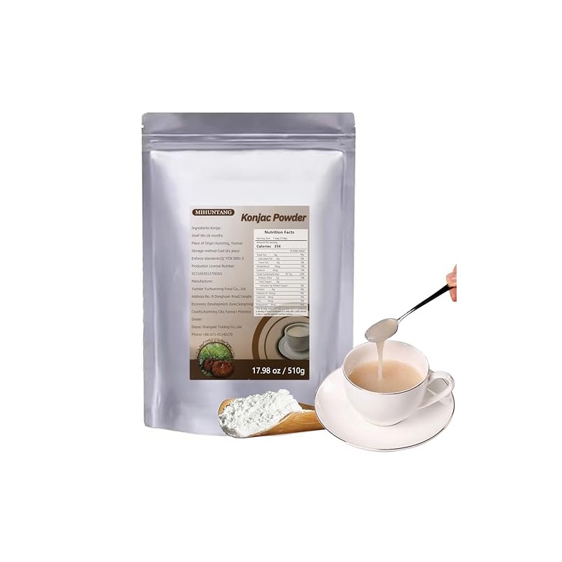 Konjac flour 17.63oz Meal substitute Rough grains for catering Instant