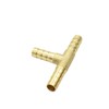 3 Pcs Brass Hose Barb Tee Fitting,T Barbed Hose Fittings,