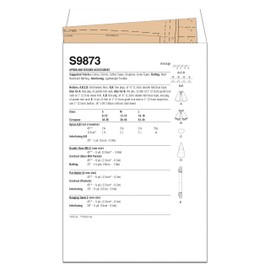 Simplicity Kitchen Accessories and Pocketed Apron Sewing Pattern Packet, Design Code S9873, Sizes S-M-L, Multicolor