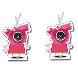 2 x Air Freshener with Turbo Pig Motif, Funny Car Fragrance Dispenser, Car Tuning, Air Freshener, Fragrance Pendant Car, Fragrance Tree Set Car